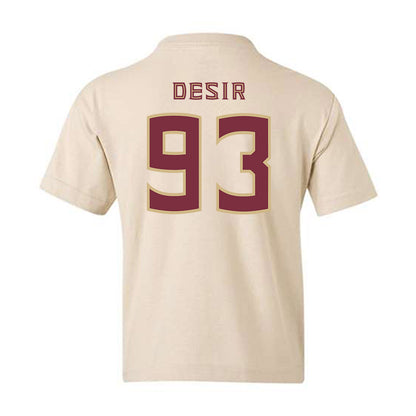 FSU - NCAA Football : Mandrell Desir - Replica Shersey Youth T-Shirt-1
