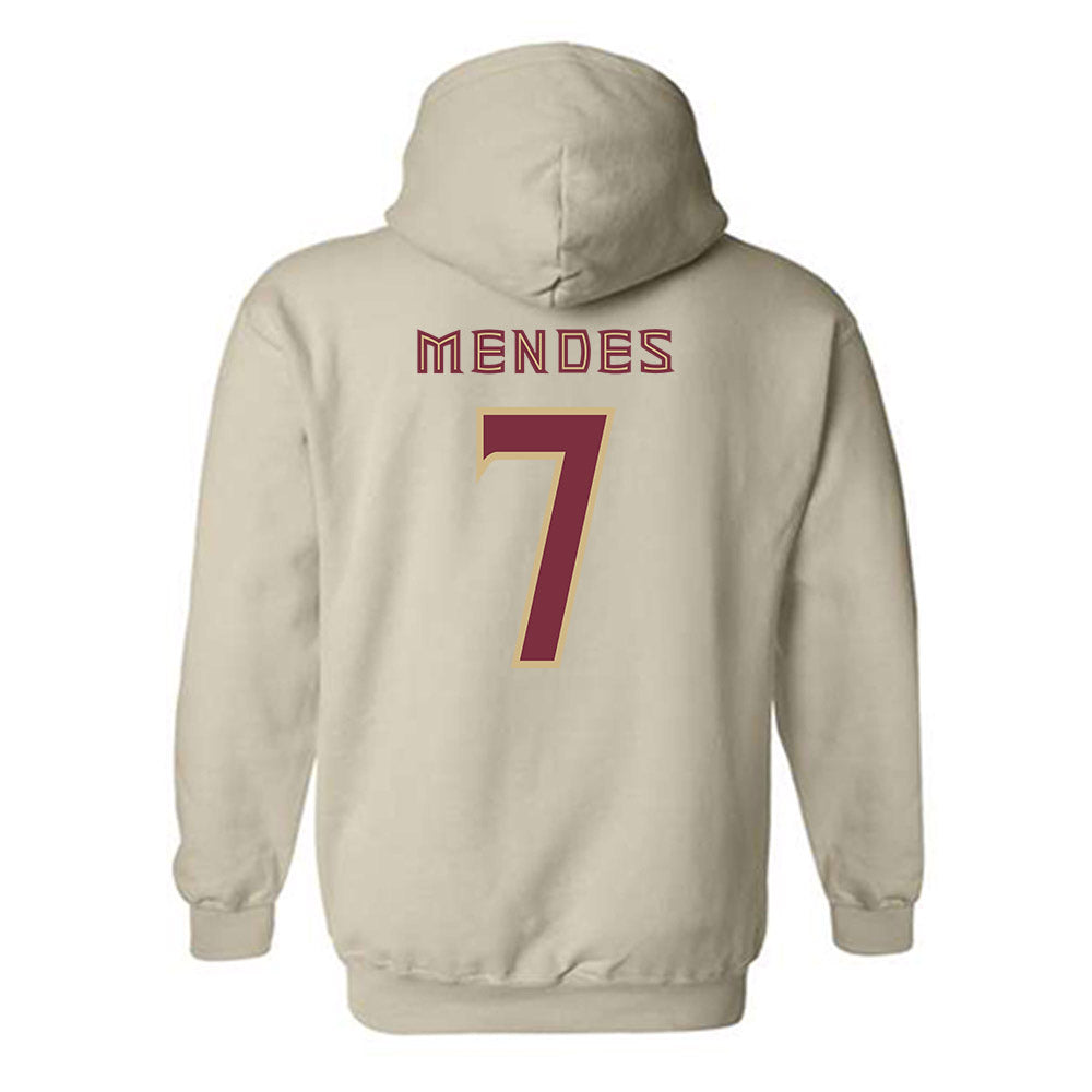 FSU - NCAA Baseball : Wes Mendes - Replica Shersey Hooded Sweatshirt-1