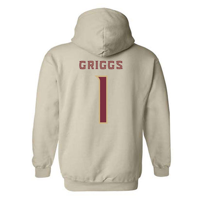 FSU - NCAA Softball : Hayley Griggs - Replica Shersey Hooded Sweatshirt-1