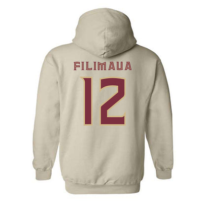 FSU - NCAA Women's Volleyball : Kyleene Filimaua - Replica Shersey Hooded Sweatshirt