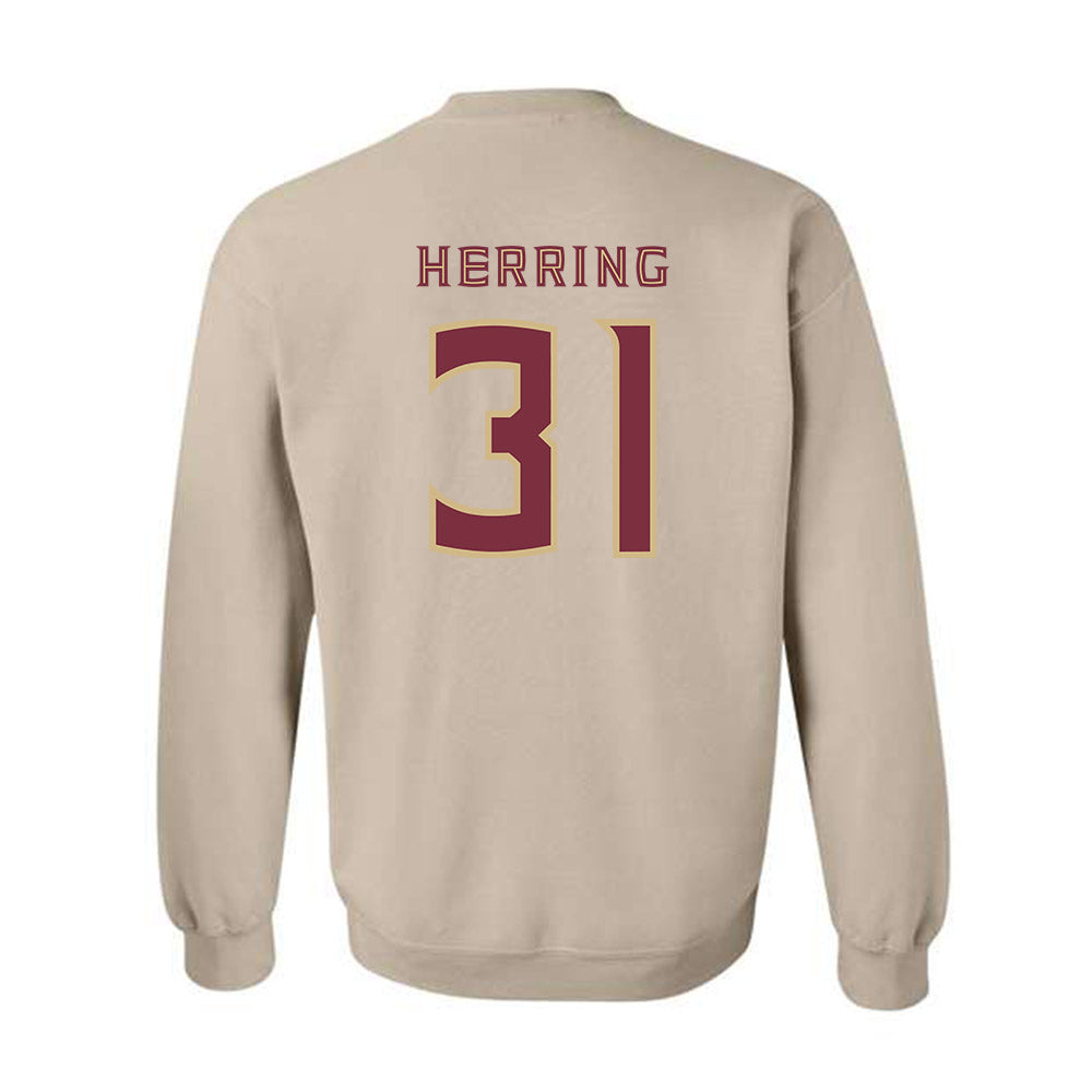 FSU - NCAA Football : Elijah Herring - Replica Shersey Crewneck Sweatshirt-1
