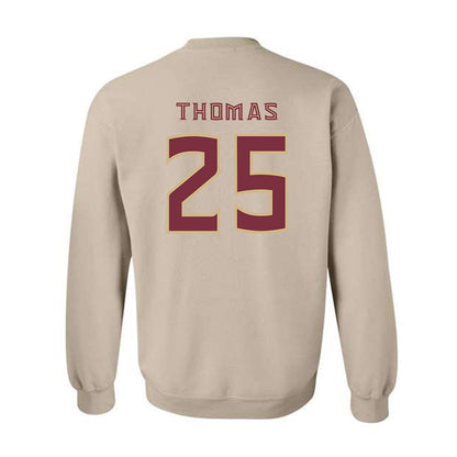 FSU - NCAA Men's Basketball : Justin Thomas - Replica Shersey Crewneck Sweatshirt-1