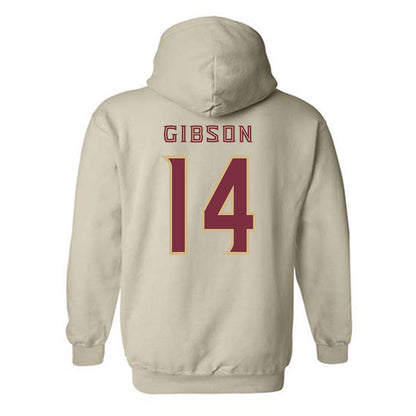 FSU - NCAA Baseball : BJ Gibson - Replica Shersey Hooded Sweatshirt-1