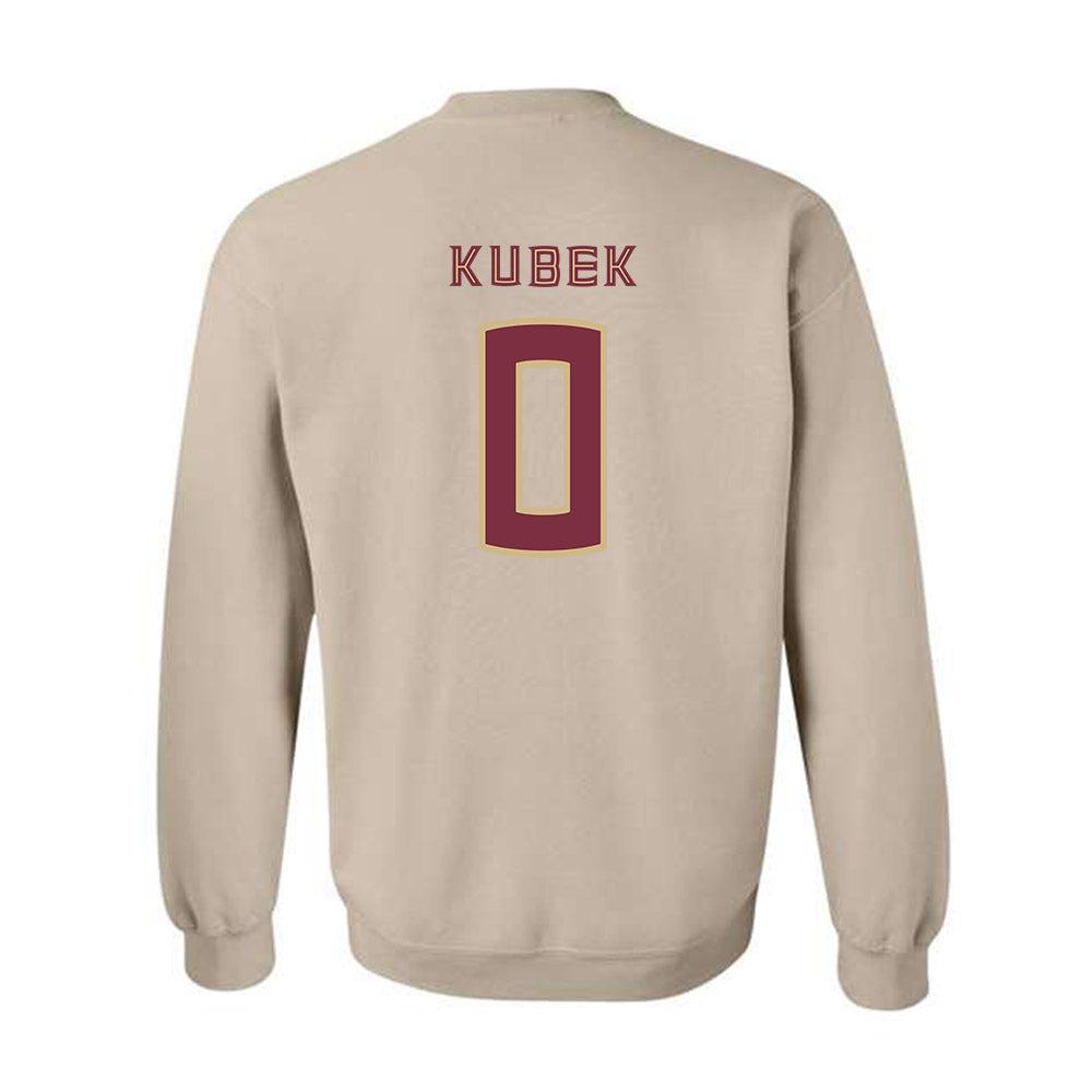 FSU - NCAA Women's Basketball : Allie Kubek - Replica Shersey Crewneck Sweatshirt-1