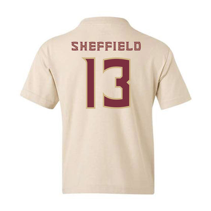 FSU - NCAA Baseball : Noah Sheffield - Replica Shersey Youth T-Shirt