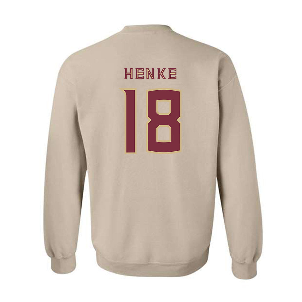 FSU - NCAA Women's Volleyball : Iane Henke - Replica Shersey Crewneck Sweatshirt