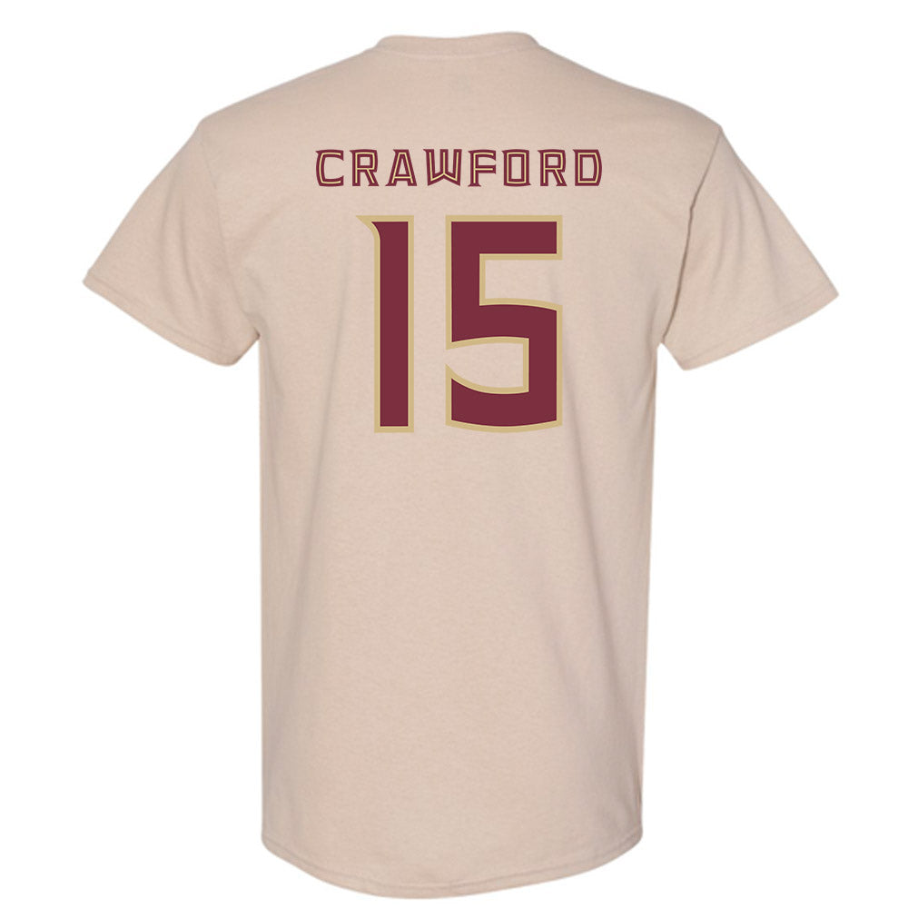 FSU - NCAA Men's Basketball : Jalen Crawford - Replica Shersey T-Shirt-1