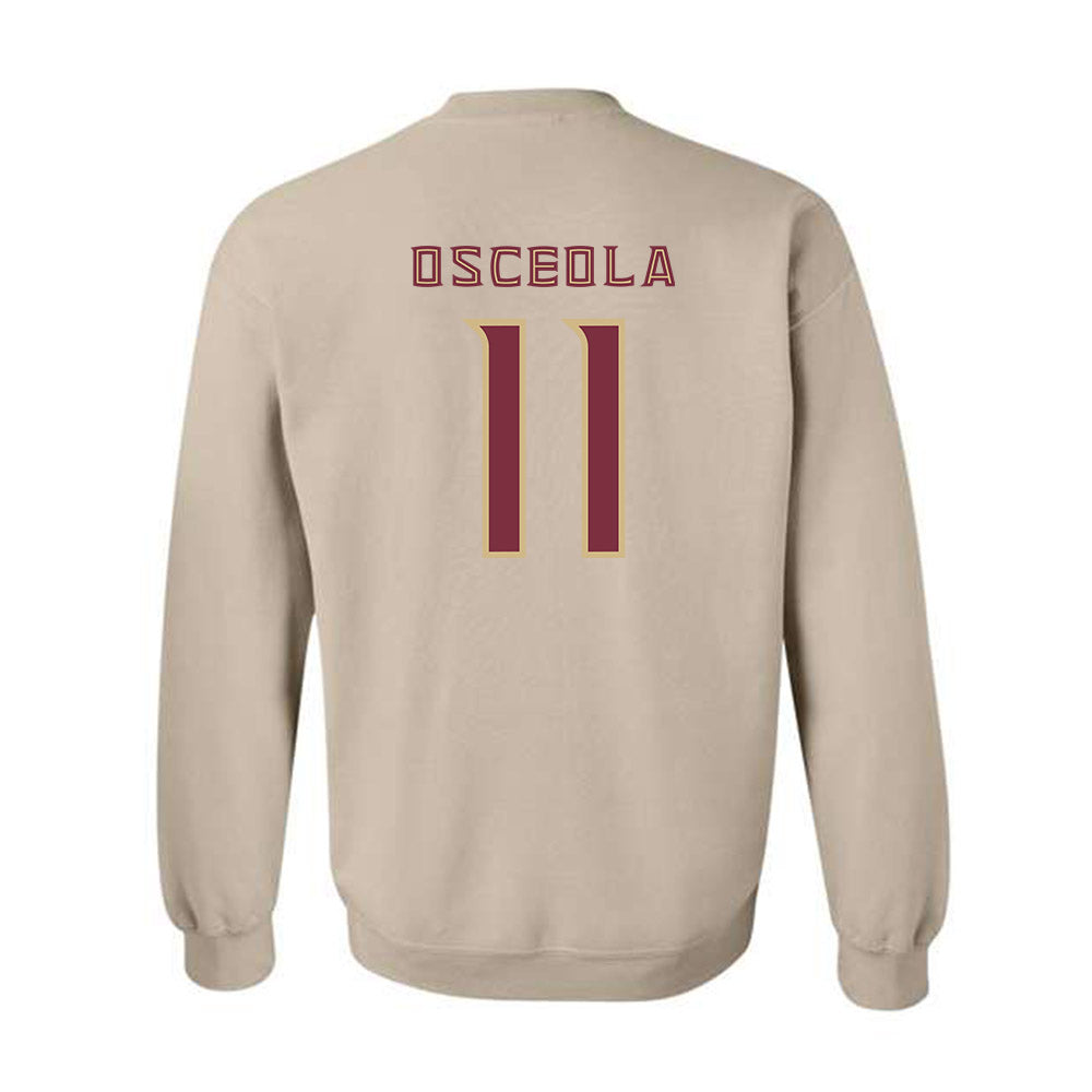 FSU - NCAA Men's Basketball : Xavier Osceola - Replica Shersey Crewneck Sweatshirt-1