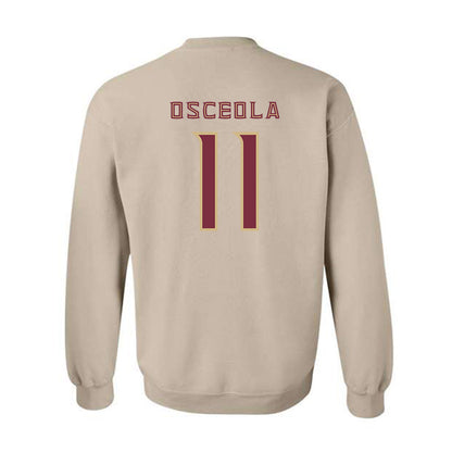 FSU - NCAA Men's Basketball : Xavier Osceola - Replica Shersey Crewneck Sweatshirt-1