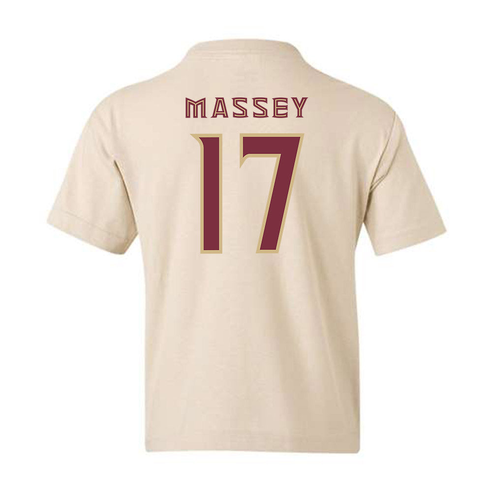 FSU - NCAA Beach Volleyball : Myriah Massey - Replica Shersey Youth T-Shirt