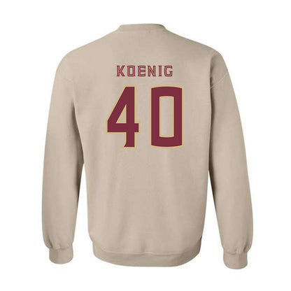 FSU - NCAA Beach Volleyball : Audrey Koenig - Replica Shersey Crewneck Sweatshirt-1