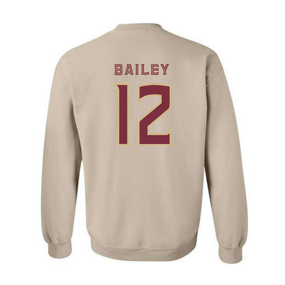 FSU - NCAA Baseball : Myles Bailey - Replica Shersey Crewneck Sweatshirt-1