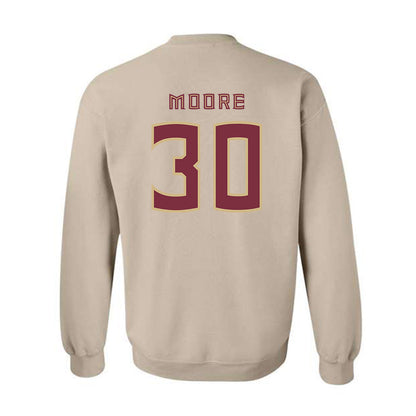 FSU - NCAA Baseball : Bryson Moore - Replica Shersey Crewneck Sweatshirt-1