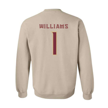 FSU - NCAA Baseball : Chase Williams - Replica Shersey Crewneck Sweatshirt-1