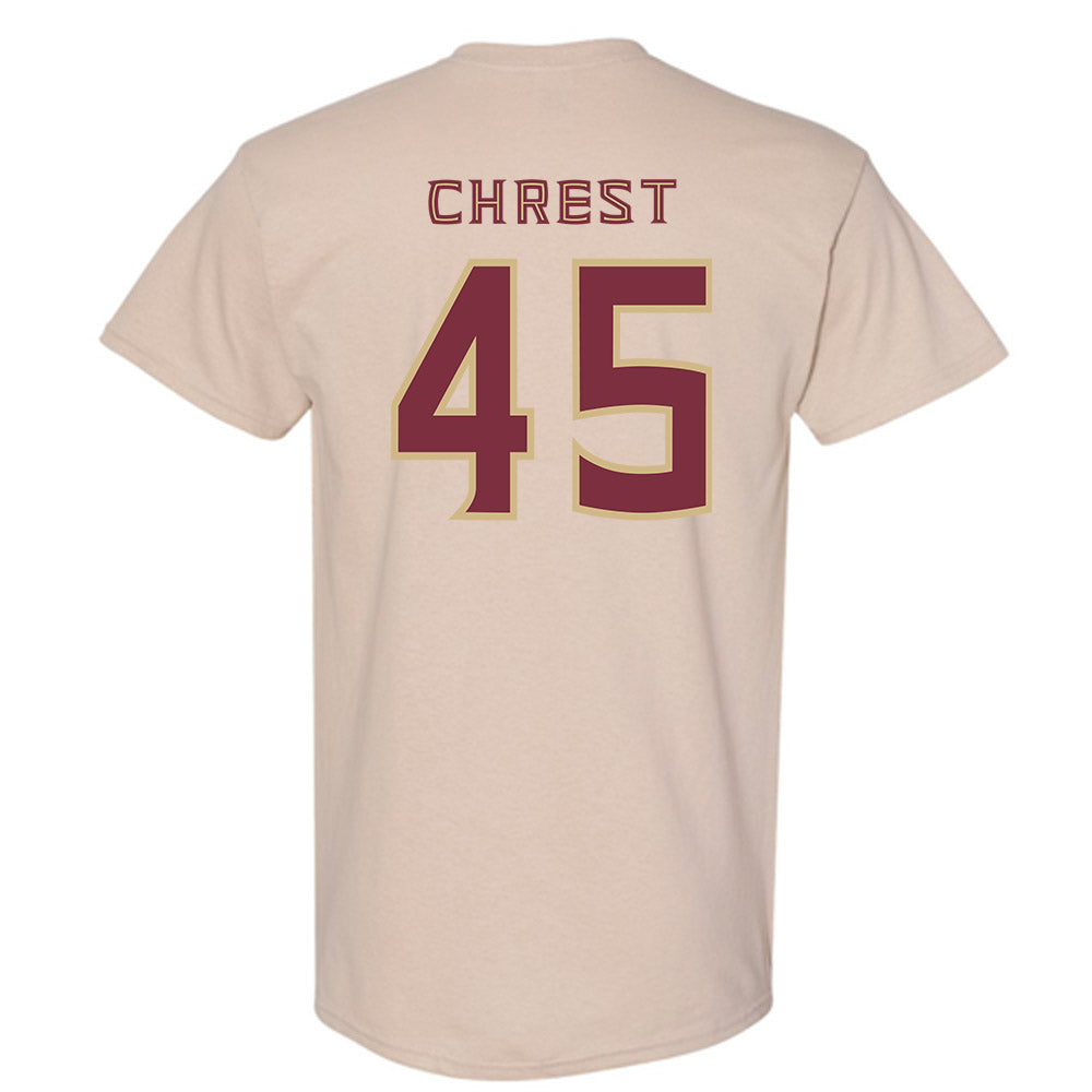 FSU - NCAA Baseball : Evan Chrest - Replica Shersey T-Shirt-1