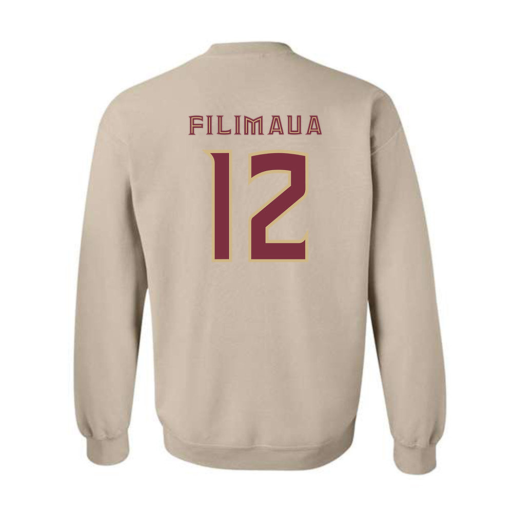 FSU - NCAA Women's Volleyball : Kyleene Filimaua - Replica Shersey Crewneck Sweatshirt