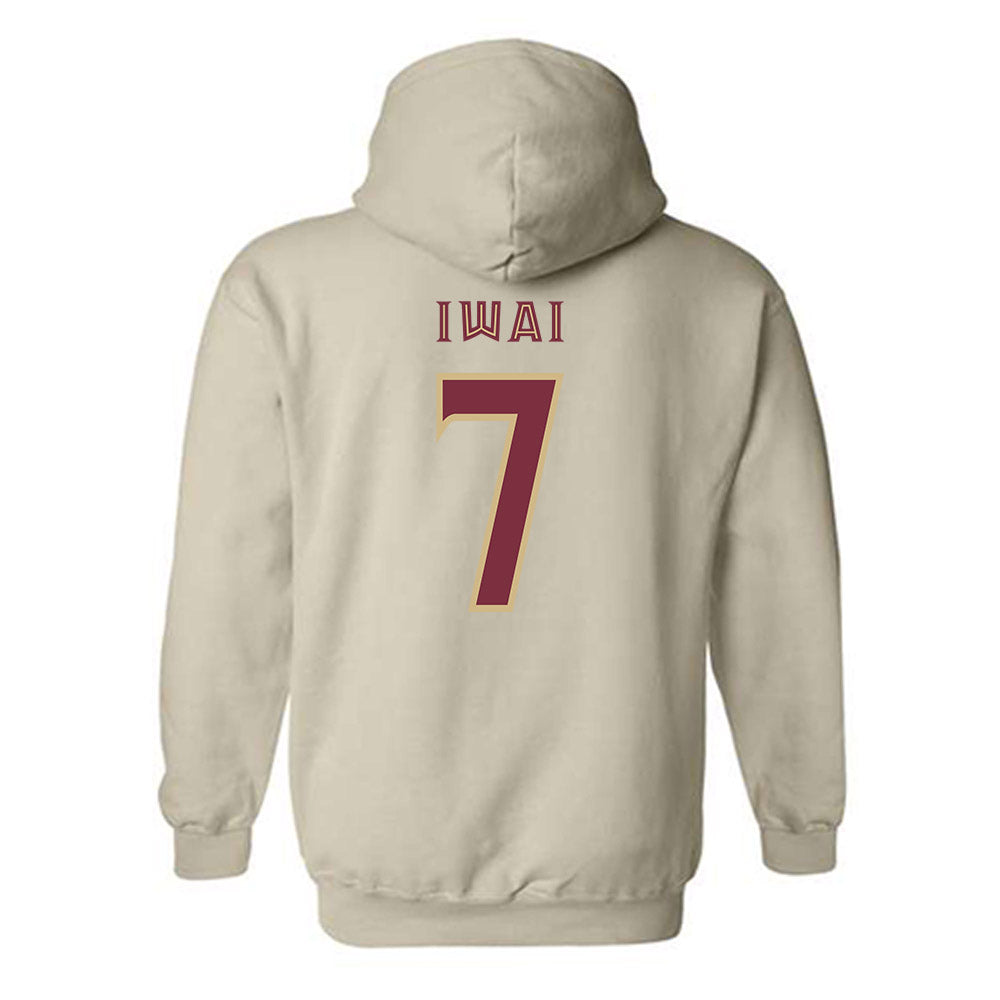 FSU - NCAA Women's Soccer : Ran Iwai - Replica Shersey Hooded Sweatshirt