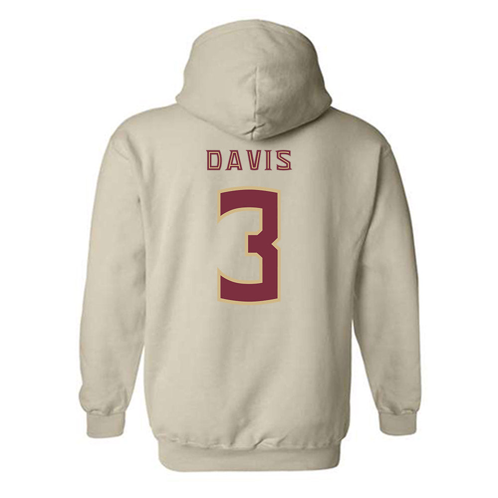 FSU - NCAA Football : Kam Davis - Replica Shersey Hooded Sweatshirt