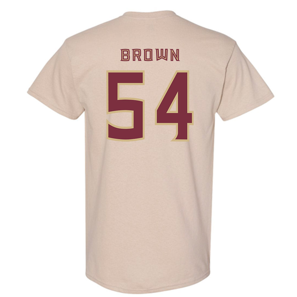 FSU - NCAA Football : Chastan Brown - Replica Shersey T-Shirt-1