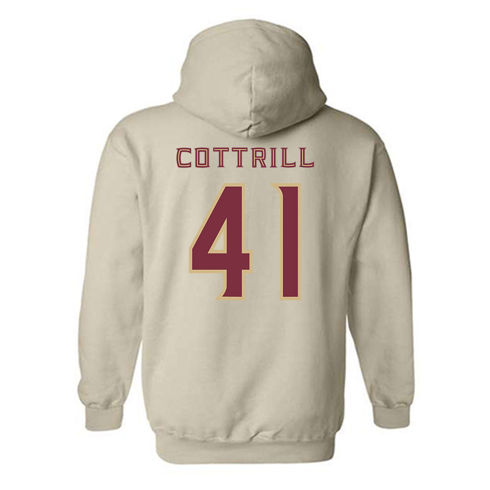 FSU - NCAA Football : AJ Cottrill - Replica Shersey Hooded Sweatshirt-1