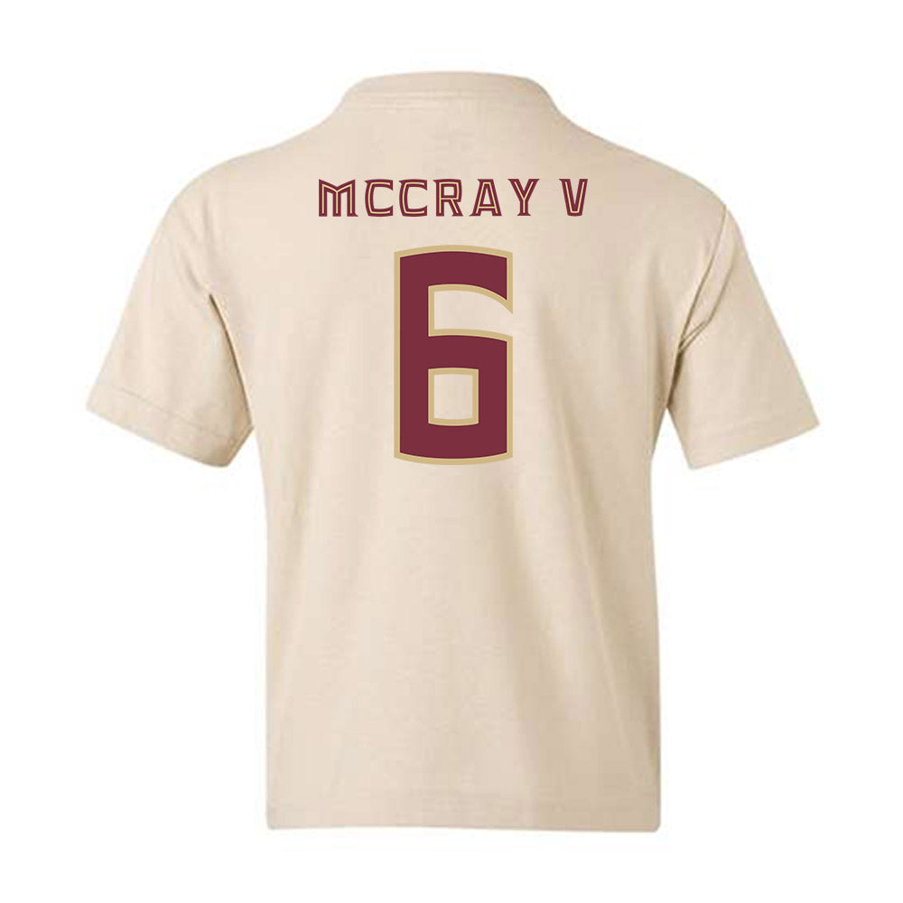 FSU - NCAA Men's Basketball : Robert McCray V - Replica Shersey Youth T-Shirt-1