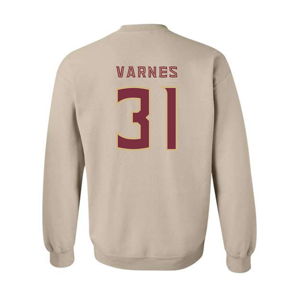 FSU - NCAA Baseball : Braxton Varnes - Replica Shersey Crewneck Sweatshirt-1