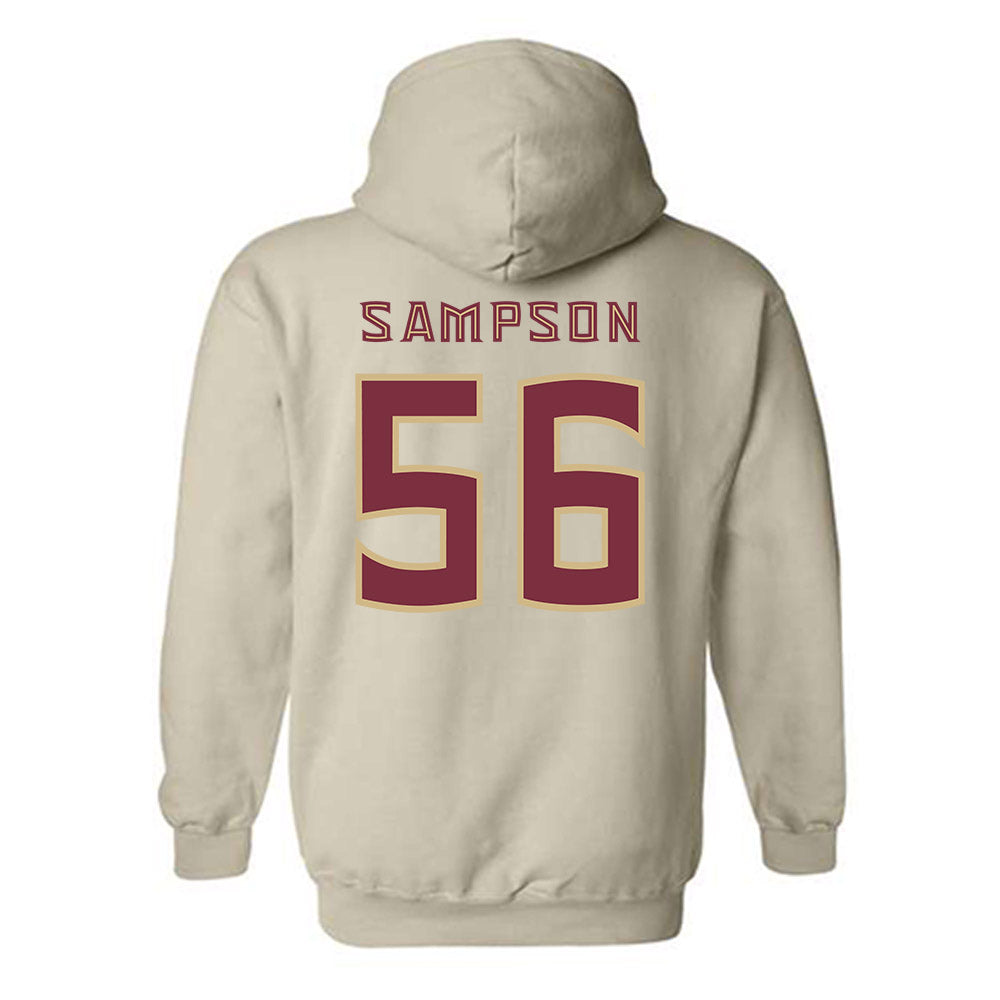 FSU - NCAA Football : KJ Sampson - Replica Shersey Hooded Sweatshirt