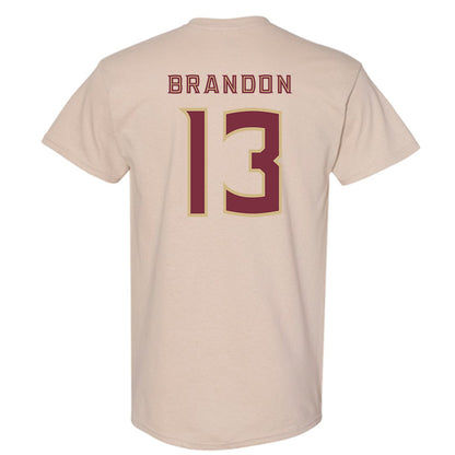 FSU - NCAA Women's Soccer : Mya Brandon - Replica Shersey T-Shirt-1