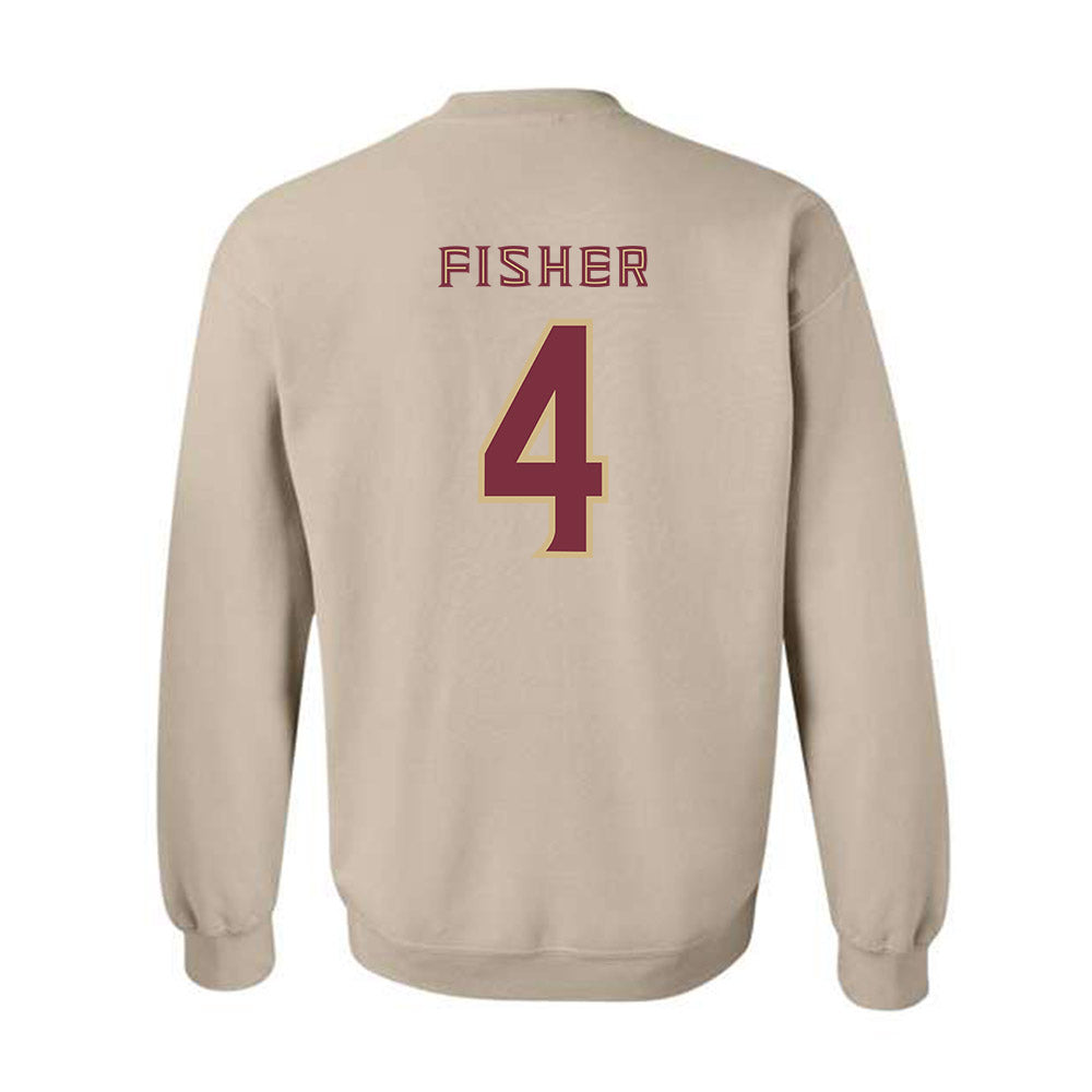 FSU - NCAA Baseball : Cal Fisher - Replica Shersey Crewneck Sweatshirt