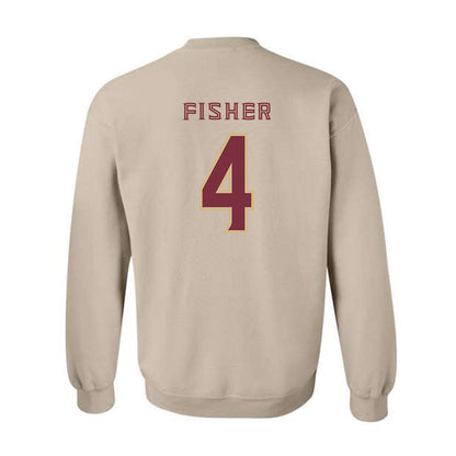 FSU - NCAA Baseball : Cal Fisher - Replica Shersey Crewneck Sweatshirt
