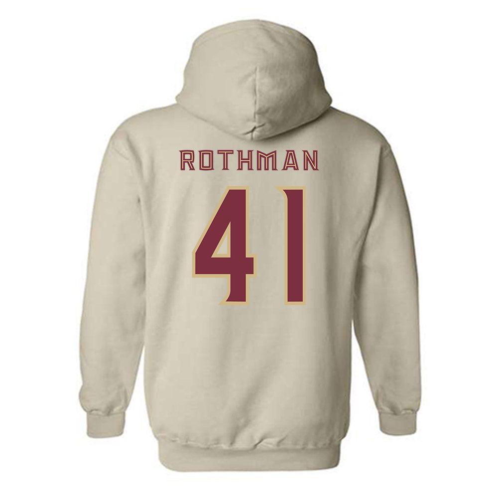 FSU - NCAA Beach Volleyball : Audrey Rothman - Replica Shersey Hooded Sweatshirt