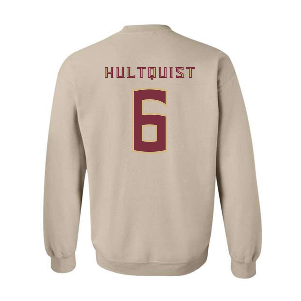 FSU - NCAA Beach Volleyball : Kenzie Hultquist - Replica Shersey Crewneck Sweatshirt-1