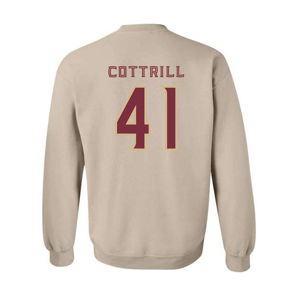 FSU - NCAA Football : AJ Cottrill - Replica Shersey Crewneck Sweatshirt-1