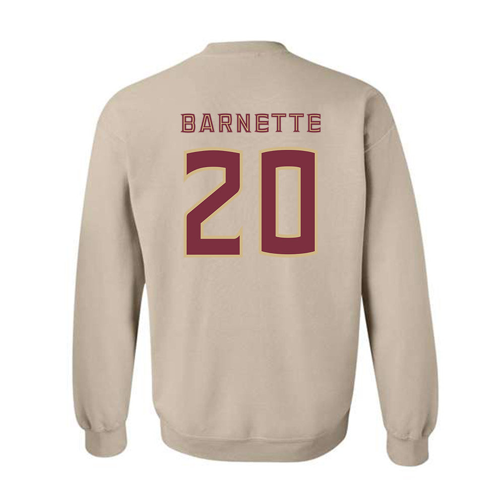 FSU - NCAA Women's Lacrosse : Emily Barnette - Replica Shersey Crewneck Sweatshirt-1