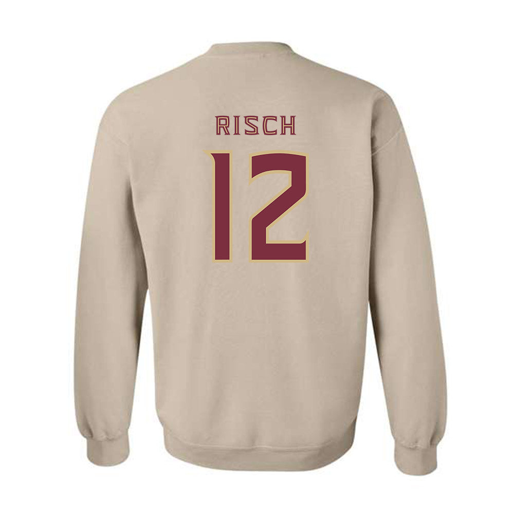 FSU - NCAA Women's Basketball : Emma Risch - Replica Shersey Crewneck Sweatshirt-1