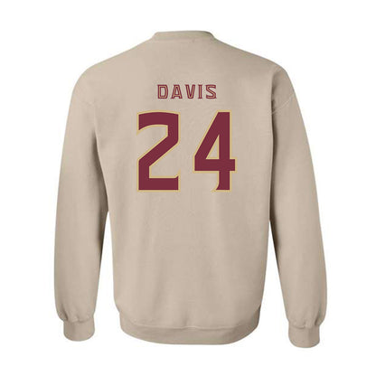 FSU - NCAA Women's Basketball : Pania Davis - Replica Shersey Crewneck Sweatshirt-1