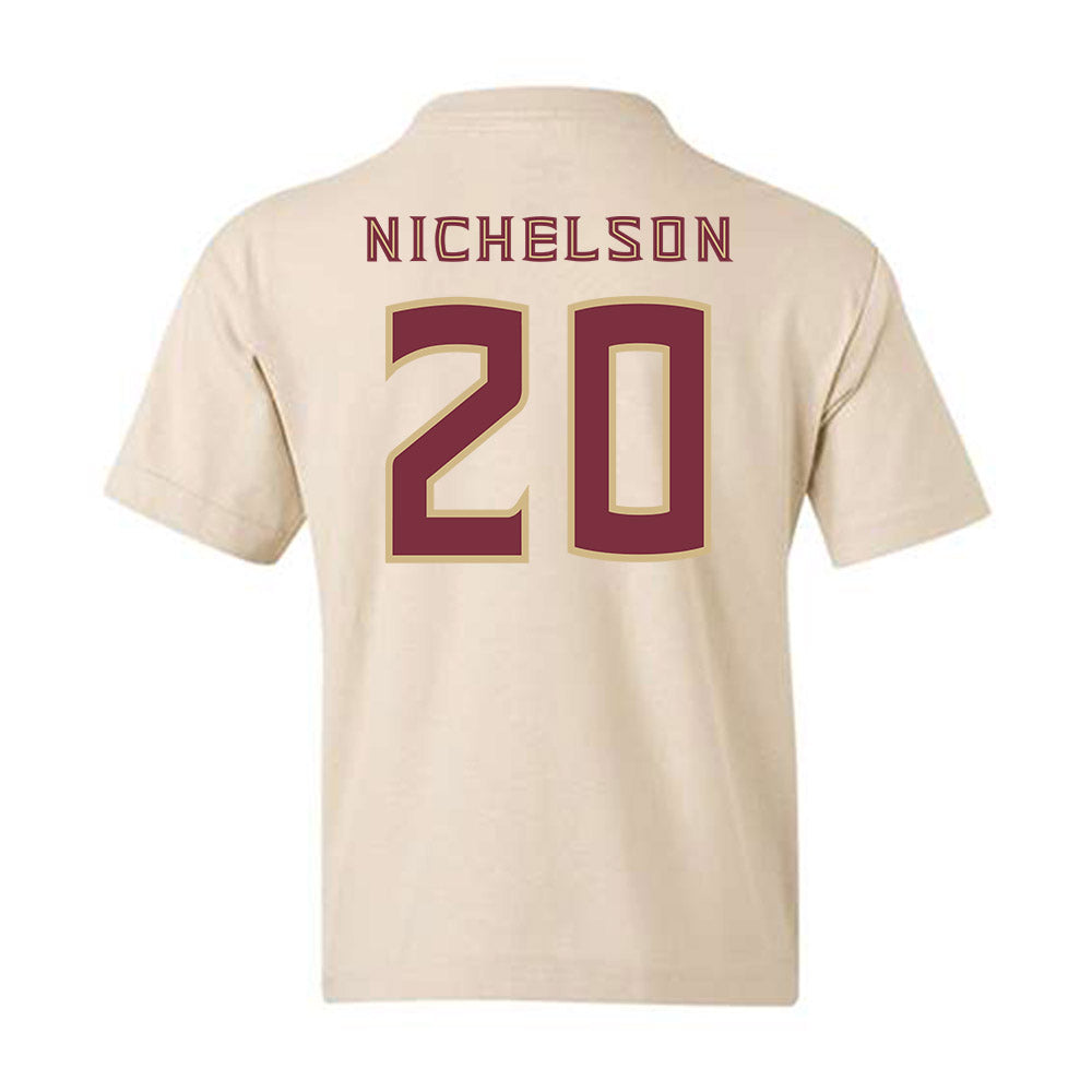 FSU - NCAA Football : Blake Nichelson - Replica Shersey Youth T-Shirt-1