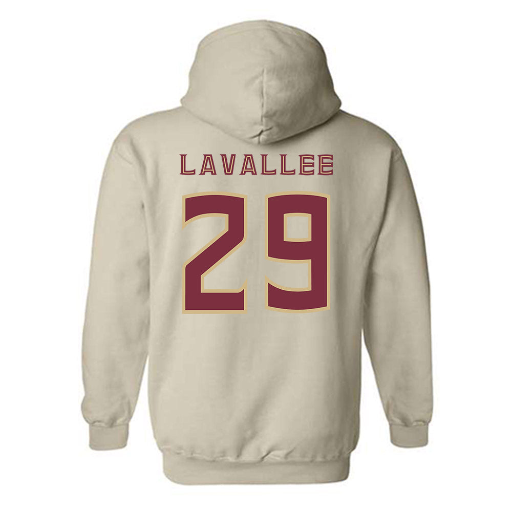 FSU - NCAA Football : Caleb LaVallee - Replica Shersey Hooded Sweatshirt-1