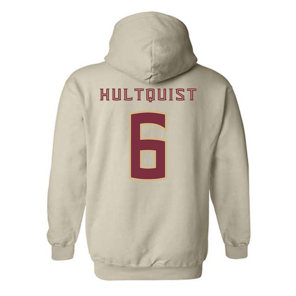 FSU - NCAA Beach Volleyball : Kenzie Hultquist - Replica Shersey Hooded Sweatshirt-1