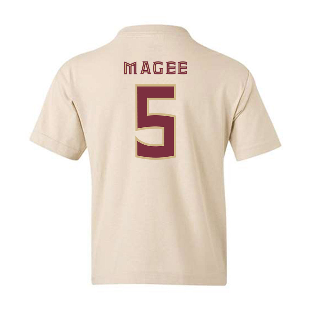 FSU - NCAA Men's Basketball : Kobe MaGee - Replica Shersey Youth T-Shirt-1