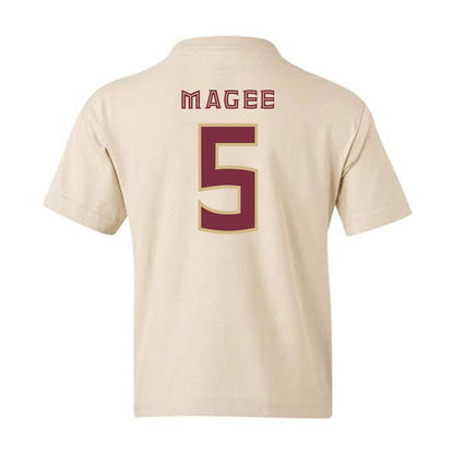 FSU - NCAA Men's Basketball : Kobe MaGee - Replica Shersey Youth T-Shirt-1