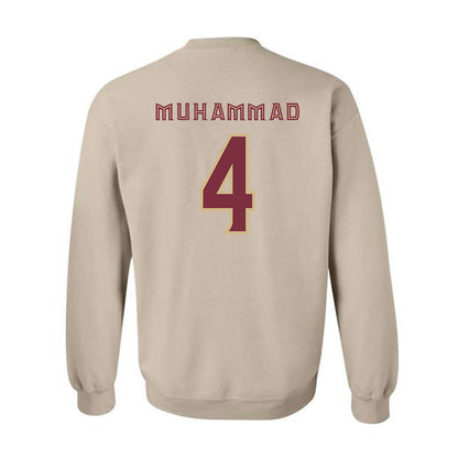 FSU - NCAA Men's Basketball : Shahid Muhammad - Replica Shersey Crewneck Sweatshirt-1