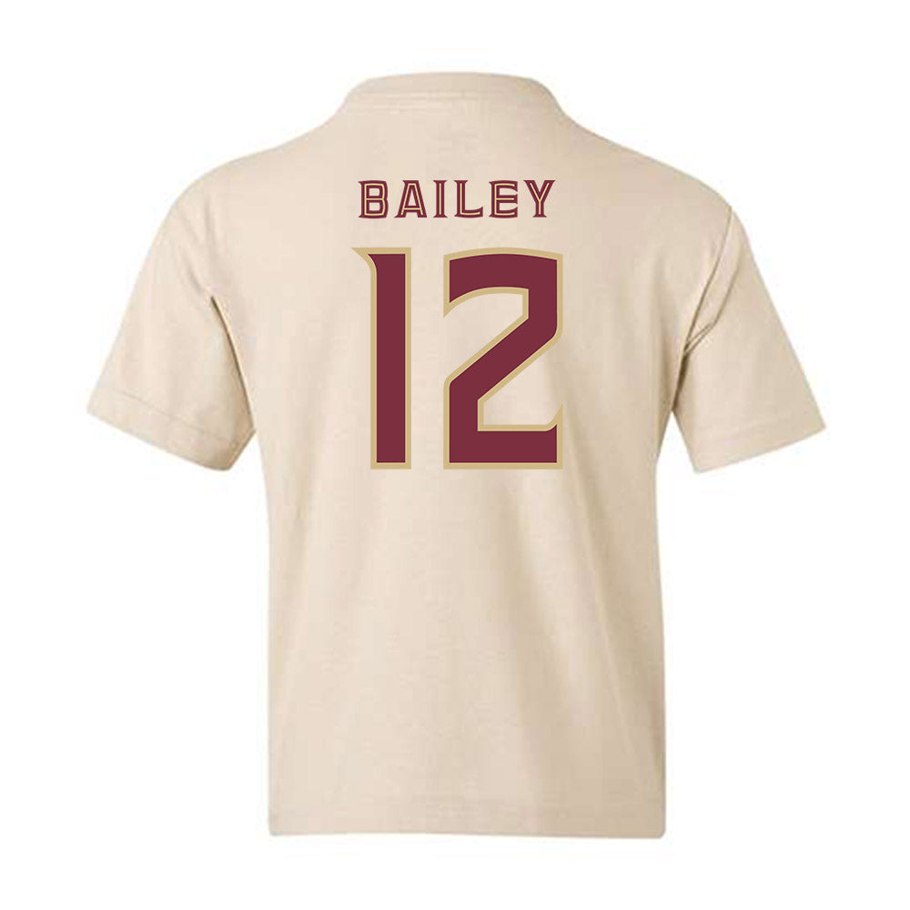 FSU - NCAA Baseball : Myles Bailey - Replica Shersey Youth T-Shirt-1