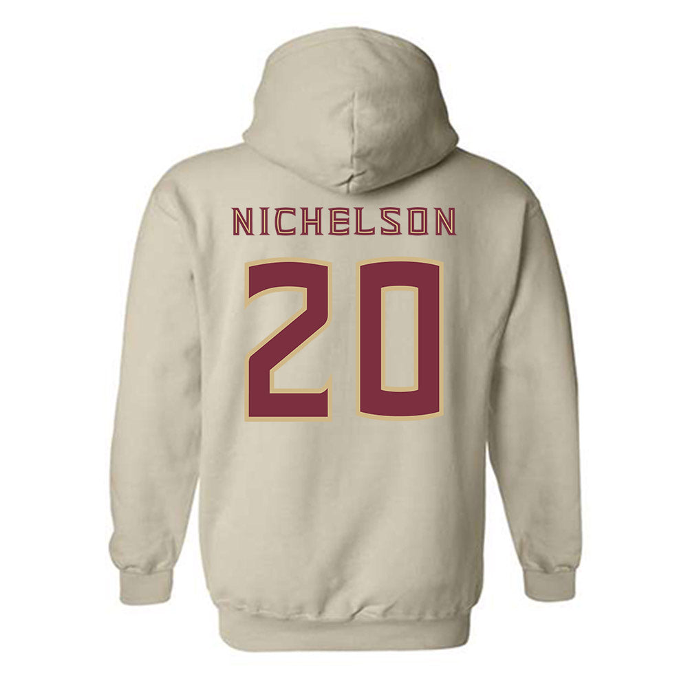 FSU - NCAA Football : Blake Nichelson - Replica Shersey Hooded Sweatshirt-1