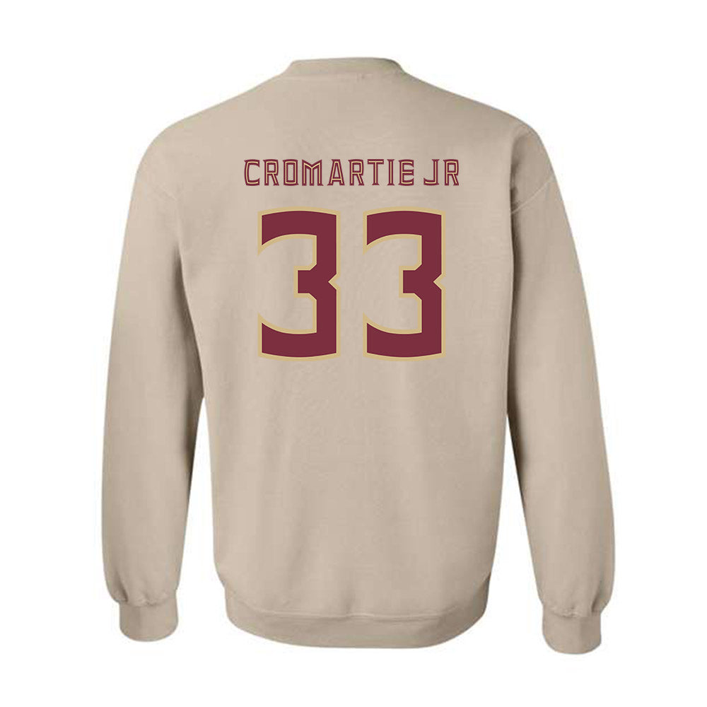 FSU - NCAA Football : Antonio Cromartie Jr - Replica Shersey Crewneck Sweatshirt-1