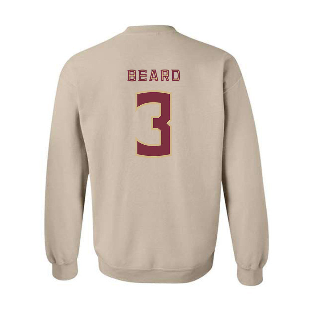 FSU - NCAA Baseball : Trey Beard - Replica Shersey Crewneck Sweatshirt-1