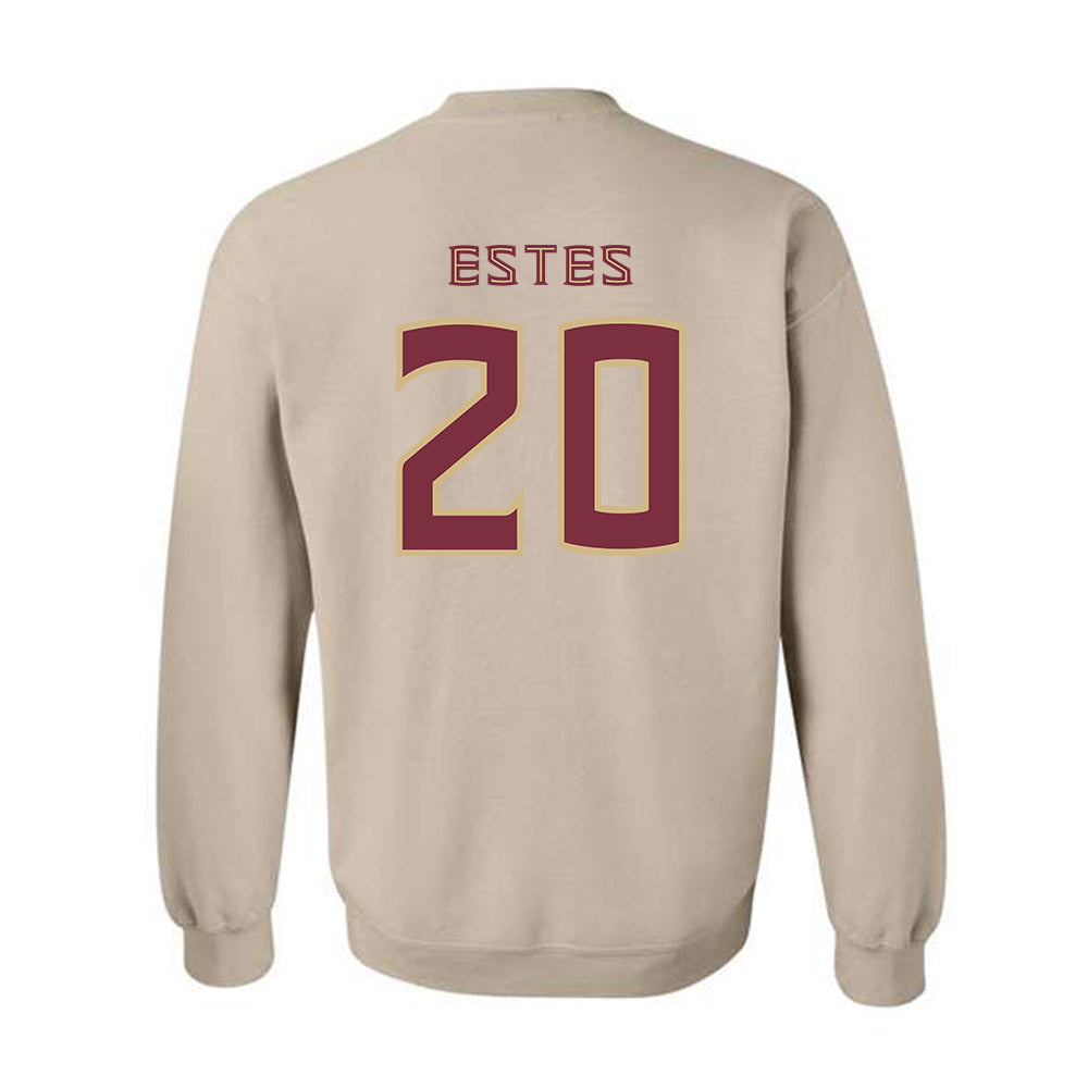 FSU - NCAA Baseball : Jace Estes - Replica Shersey Crewneck Sweatshirt-1