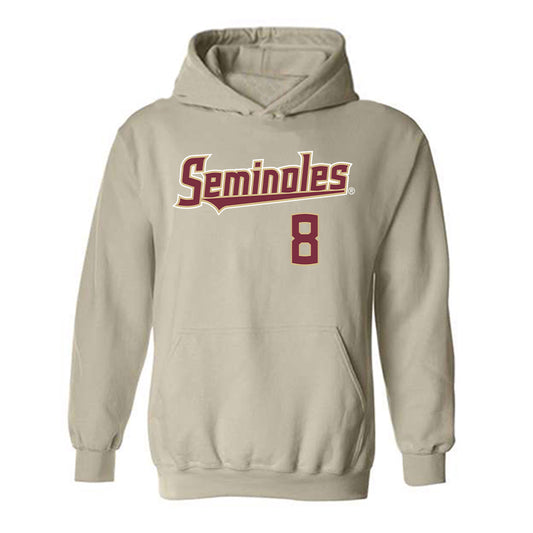 FSU - NCAA Women's Volleyball : Khori Louis - Replica Shersey Hooded Sweatshirt