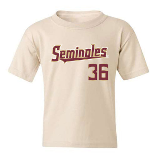 FSU - NCAA Baseball : Jace Estes - Replica Shersey Youth T-Shirt