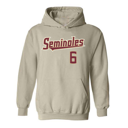 FSU - NCAA Men's Basketball : Robert McCray V - Replica Shersey Hooded Sweatshirt-0